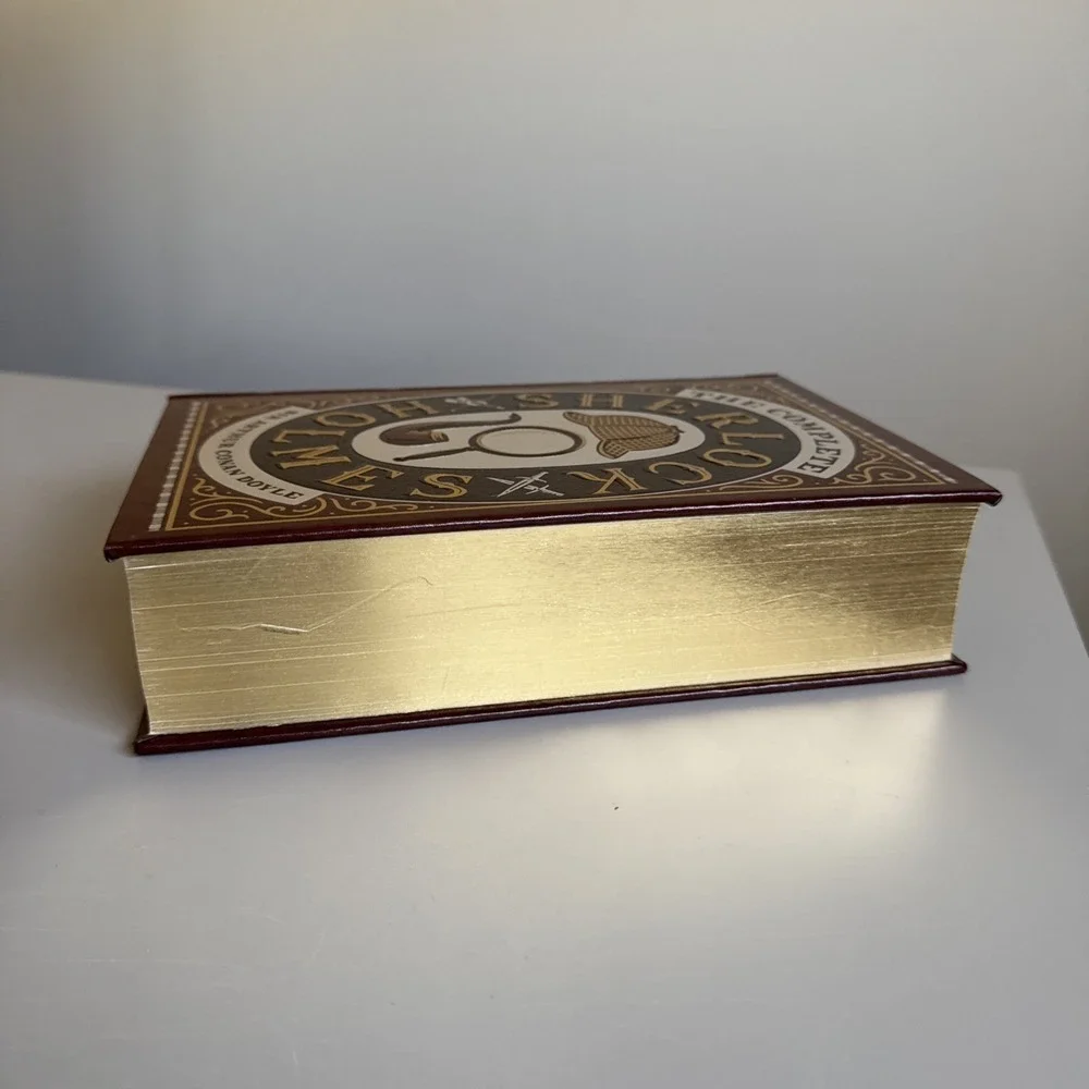 The Complete Sherlock Holmes by Sir Arthur Conan Doyle Leather Bound Hardcover